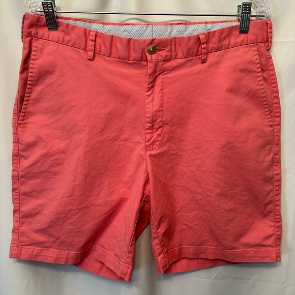 Peter Millar Other - Peter Millar Size 35 Men’s Golf Shorts Coral Color 8” Inseam Cotton Stretch